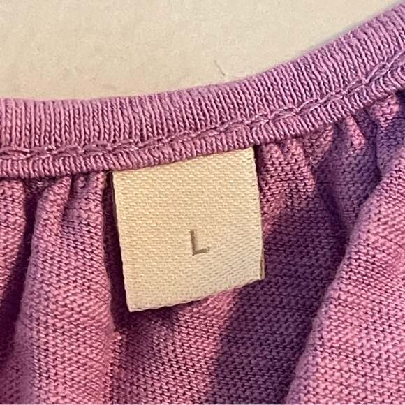 Boden Scoop neck Top Purple Size Large - Picture 4 of 6